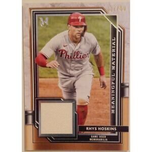 2023 Topps Museum Collection RHYS HOSKINS Meaningful Materials /50 #MMR-RHO